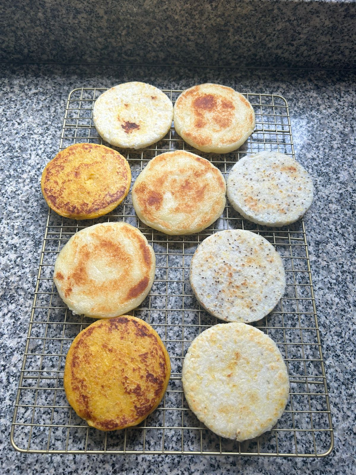 Arepas con queso